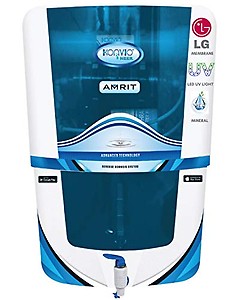Konvio Neer Elixir RO + UV LED + UF + TDS Adjuster Water Purifier with High 3000 TDS Membrane (Green), 15 Liter price in India.