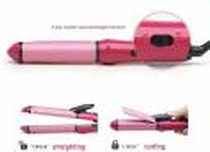 Xydrozen ®Hair Straightener And Curler For Women With Ceramic Plate - 178GF5 ®Hair Straightener And Curler For Women With Ceramic Plate - 178GF5 Hair Styler  (Pink - 154) price in .