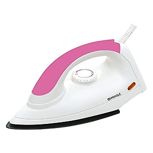 Pringle DI-1109 1000W Light Weight Dry Iron with Advance Soleplate and Anti-bacterial German Coating Technology- Pink price in India.