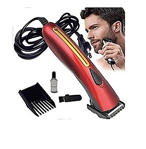 Uvasaggaharam Long Wire Electric Shaver Trimmer Clipper For Professional Use, Red;White price in India.