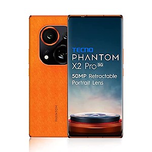 TECNO Phantom X2 Pro 5G Mars Orange (12GB RAM,256GB Storage) | World's 1st Retractable 50MP Portrait Lens | World's 1st 4nm Dimensity 9000 5G Processor price in India.