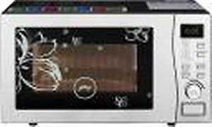 Godrej 19 L Stainless Steel Cavity, With 125 Insta Cook Menus, Convection Microwave Oven  (GMX 519 CP1 PZ, White Rose) price in India.