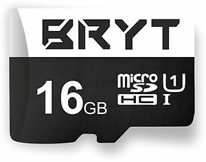 BRYT UHS-1 High Capacity Micro SD Card 16 GB MicroSDHC Class 10 90 MB/s Memory Card