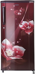 Haier 190 L Direct Cool Single Door 3 Star Refrigerator  (Red Magnolia, HRD-1903CRM-E) price in India.