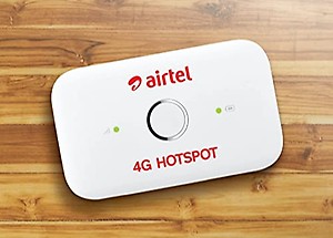 RAKSHIIT Electronic AIRTEL 4G Hotspot E- 5573Cs-609 Wireless 150 Mbps single_band Hotspot, WiFi Data Device (White) price in India.