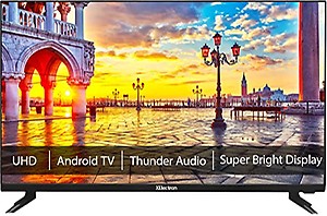 X Electron 108 cm (43 inch) 4K Smart Android LED TV with Cloud Feature and Soundbar 43XETV (Black) price in India.
