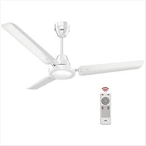 GM Excel35 Ceiling Fan White 1200 MM 380 RPM, 5 Star Rated, Energy efficient, BLDC Motor,with Remote Control, Prelubricated Closed Type double ball bearing, High Air Thurst, Suitable for Liing Room price in India.