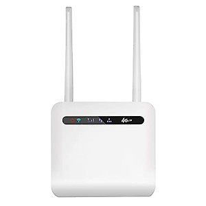 Layfuz 4G Router with SIM Card Slot WiFi Hotspot 2.4G 300M s+5.8G 750M s Max 10 Devices WPS Encryption USB Powered White, EU Version price in India.
