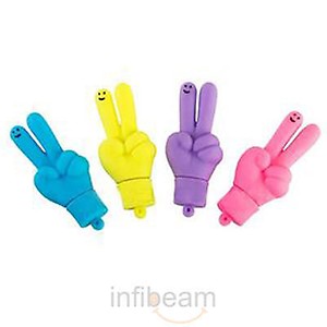 microware 8 GB M&M Hand Shape 8 GB Pen Drive price in India.
