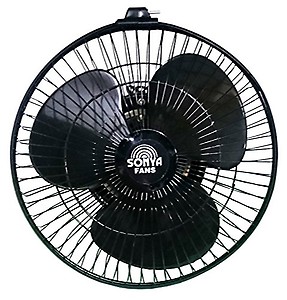 SONYA Metal 9-inch Cabin/Wall Fan (Black) price in India.