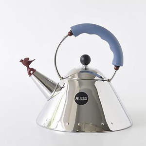 Alessi Michael Graves Kettle with Bird Whistle, Blue Handle price in India.
