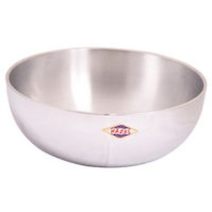 HAZEL Aluminium Kadai Without Handle | Tasla Kadhai, 3000 ml with 4 mm Thickness and Round Bottom | Multipurpose Food-Grade Aluminium Heavy Bottom Cookware price in India.