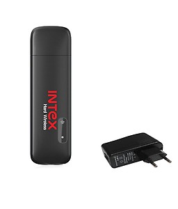 Intex 21.6 Mbps 3G/2G Wifi Hotspot Free Power Adapter Data Card price in India.