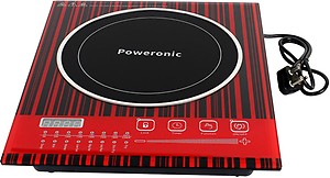 Poweronic PR-AR211 Induction Cooktop  (Red, Touch Panel) price in India.