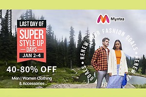 Flat 40-% to 80% off on Myntra