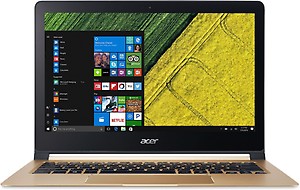 Acer Swift 7 Core i5 7th Gen 7Y54 - (8 GB/256 GB SSD/Windows 10 Home) SF713-51 Thin and Light Laptop  (13.3 inch, Black, 1.125 kg, With MS Office) price in India.