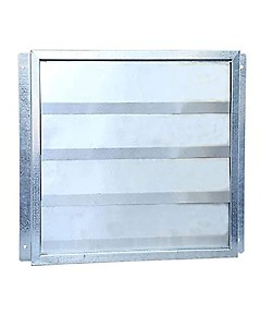 Louver Iron Shutter for Exhaust Fan (12-inch, Silver) price in India.