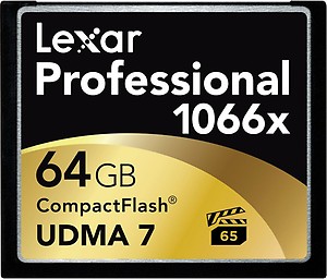 Lexar Professional 64 GB Compact Flash Class 10 160 MB/s Memory Card price in India.