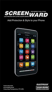 Screen Protector Scratch Guard For LG optimus 3D max P720 price in India.