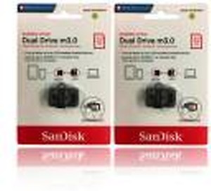 SanDisk ultra dual drive SDDD3-32GB-i35 32 GB OTG Drive  (Multicolor, Type A to Micro USB) price in .