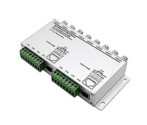 BUYFLUX 8 Channel Aluminium Alloy Shell Passive HD-CVI/TVI/AHD CCTV Camera Transceiver, BNC RJ45 UTP Video Balun, 720P/1080P-Silver price in India.