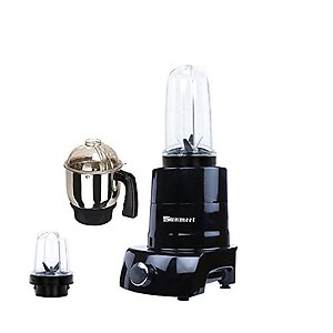 Sunmeet 1000W Mixer Grinder with 2 Bullet Jars (350 ML and 530 ML) and 1 Chutney - Black price in .