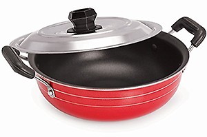 Dynore Non Stick Deep Kadai with SS Lid, 2 L Capacity price in India.
