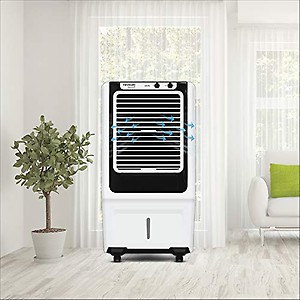 Hindware Smart Appliances Snowcrest Arctic 90 Liter Inverter Compatible Desert Air Cooler With Honeycomb Pads (Black & White) price in India.