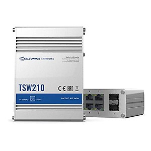 TSW210 - Industrial Ethernet Switch - 8 x Rj45/ GigaBit ETH Port/ 2 x SFP Port/ 7-57 VDC price in India.