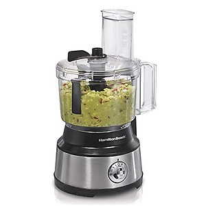 Hamilton Beach 10-Cup Food Processor, With Bowl Scraper (70730),450 Watts, Black price in India.
