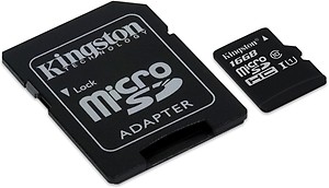 KINGSTON 16 GB SDHC Class 10 80 MB/s Memory Card price in India.
