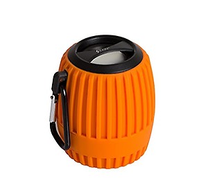 ZAZZ™- ZBS118 Bluetooth Speaker Portable Rechargeable Wireless Speaker 3D Surround Compatible with Smartphones/Tablets and MP3 Devices (Orange) price in India.