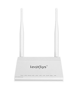 Leoxsys ADSL2+ 300M WiFi 2G-3G-CDMA Modem with Wireless Booster-Repeater price in India.
