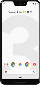 Google Pixel 3 XL (Clearly White, 128 GB)  (4 GB RAM) price in India.