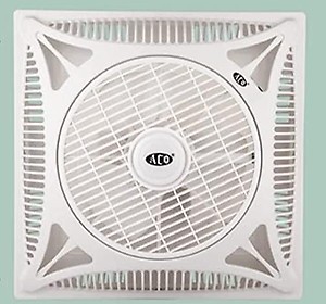 Aco Ceiling Box Fan (20 Inch X 20Inch) with Remote Control Options, White price in India.