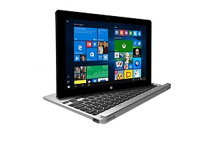 Lava twinpad 10.1-inch 2-in1 Touchscreen Laptop (T100/2GB/32GB/Windows 10/Integrated Graphics/Smart Pouch), Silver price in India.