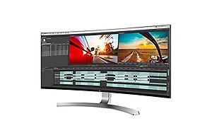 LG -34Uc98 Curved 21:9 Ultrawide Led Monitor 34 Inch (86.36 Cm) - Wqhd 3440 x 1440 Pixels, IPS Panel with, Hdmi, Display, USB, Thunderbolt Ports (White) price in India.