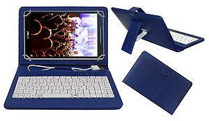 ACM USB Keyboard Case Compatible with Asus Zenpad Theater 8.0 Tablet Cover Stand Study Gaming Direct Plug & Play - Blue price in India.