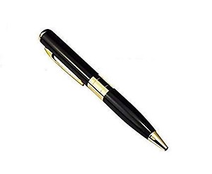 Machpro Spy Pen Camera DVR HD 720P Video Recorder Spy Hidden Camera Pen Dvr Business Portable Recorder Black &Gold price in India.