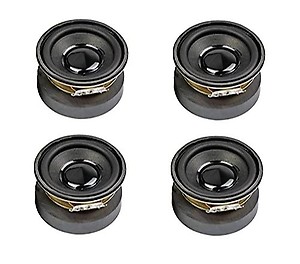 AVS COMPONENTS Set of 4 Pcs 2 Inch 4 Ohm 3W Speaker Audio Speaker for DIY Home Theater Bluetooth Music Sound Woofer price in India.