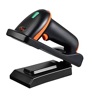 Tera 1D 2D QR Barcode Scanner with Adjustable Folding Stand and Charging Cradle, Wall Mountable 2.4G Wireless & USB 2.0 Wired QR Bar Code Reader with Vibration Alert Model D5100-Fold price in India.