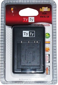 Tyfy Jet 3 For En El-14 Camera Battery Charger(Black) price in India.