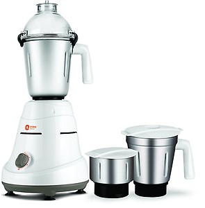 Orient Electric MG7504G 750 Watts Mixer Grinder with 3 Jars (White and Grey) price in India.
