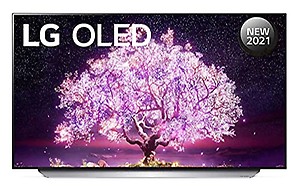 LG 139.7 cm (55 Inches) Smart 4K Ultra HD OLED TV OLED55C1PTZ (2021 Model, White) price in India.