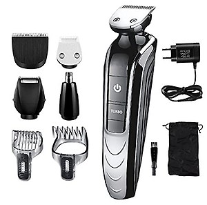 RECHARGEABLE PROFESSIONAL CORDLESS HAIR CLIPPER BEARD TRIMMER NOSE TRIMMER SHAVER CYEBROW TRIMMER FOR MEN AND WOMEN price in .