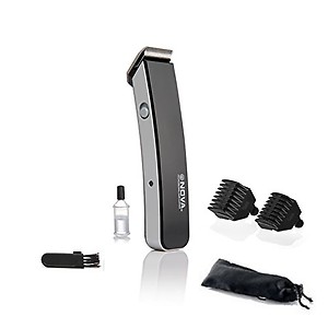 Nova NHT-1045 Rechargeable Cordless: 30 Minutes Runtime Beard Trimmer for Men (Black) price in India.