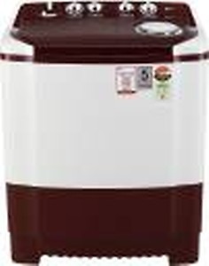 LG 7 kg 4 Star Rating Semi Automatic Top Load Washing Machine White, Maroon  (P7010RRAY) price in India.
