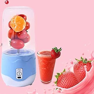 Buxtronix Portable Personal Mini Smoothie Blender - USB Rechargeable Shake Smoothies Mixer Single Small Size Fruit Juice Blender Battery Operated Individual Juicer Cup for Travel Camping price in India.
