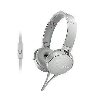 Sony MDR-XB550AP EXTRA BASS Over Ear Headphones with Mic (Blue) price in India.