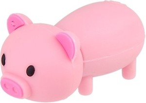 Microware Pink Cute Piggi Shape 8 GB Pen Drive price in India.
